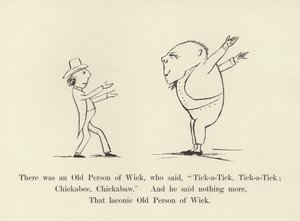 Det var en gammel person fra Wick, som sa, Tick-a-Tick, Tick-a-Tick; Chickabee, Chickabaw av Edward Lear