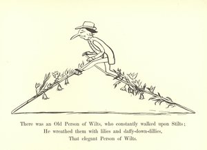 Det var en gammel person av villter, som stadig gikk på stylter av Edward Lear