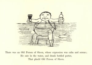 Det var en gammel person av Sheen, hvis uttrykk var rolig og rolig av Edward Lear