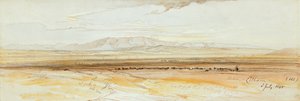 To utsikter over Theben av Edward Lear