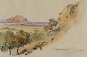 Utsikt nær Palermo av Edward Lear
