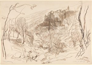 Utsikt over Ceriana av Edward Lear