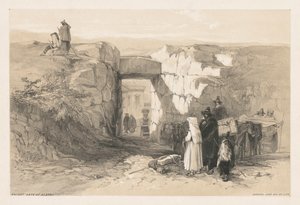 Utsikt over Roma og dens omgivelser: Ancient Gate of Alatri, 1841. av Edward Lear