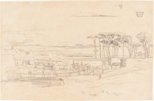Villa Pamphili av Edward Lear