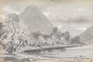 Yewbarrow, Wastwater, 16. september 1836 av Edward Lear