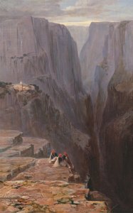 Zagori, Hellas, 1860. av Edward Lear