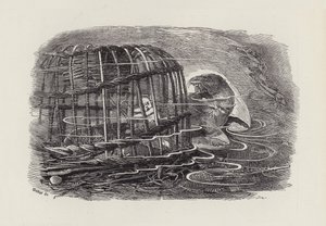 Illustrasjon for The Water-Babies av Charles Kingsley (gravering) av Edward Linley (after) Sambourne