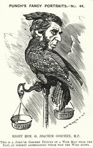 Punch tegneserie: George Goschen