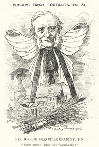 Punch tegneserie: George Granville Bradley, engelsk guddommelig, lærd og dekan av Westminster (gravering) av Edward Linley (after) Sambourne