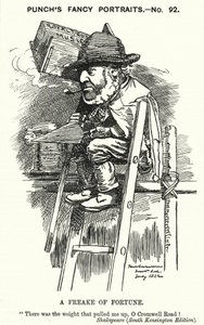 Punch tegneserie: Sir Charles James Freake av Edward Linley (after) Sambourne