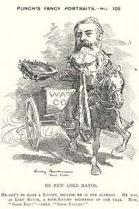 Punch tegneserie: Sir Robert Fowler av Edward Linley (after) Sambourne