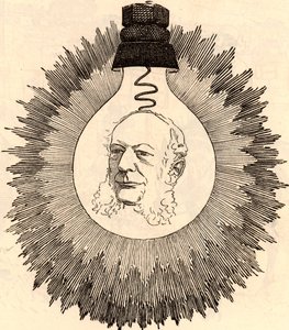 Charles William Siemens (1823-1883) av Edward Linley Sambourne