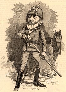 Frederick Lord Leighton i militæruniform av Edward Linley Sambourne