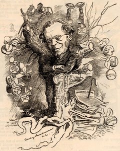 Portrett av James Payn av Edward Linley Sambourne