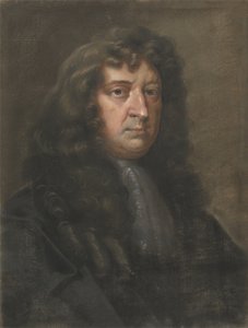 Samuel Butler (1612-80), forfatteren av Hudibras (pastell på lagt papir) av Edward Lutterell