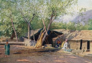 En båtmann og hans familie