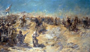 Anklagen mot de 21. lanserne i slaget ved Omdurman 2. september 1898, 1899