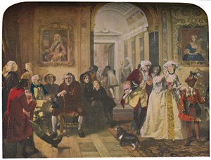 Dr. Johnson in the Ante-Room of Lord Chesterfield, Waiting for an Audience, 1748, 1845, c1950. av Edward Matthew Ward