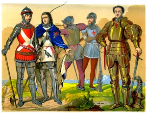 Engelsk kampdrakt, 1400-1500-tallet 1849.