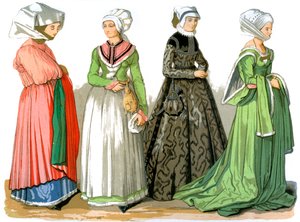 Kvinner i Nürnberg, Tyskland, 1500-tallet 1849.