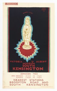 Plakat, Victoria and Albert Museum, for London Underground, 1921