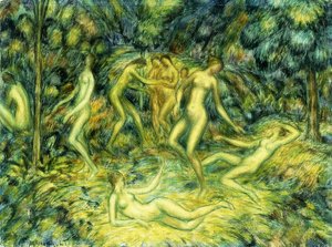 Nymphs Dancing, 1918 av Edward Middleton Manigault
