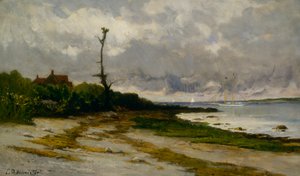 Landskap nær Newport, R. I., ca. 1877-1878. av Edward Mitchell Bannister