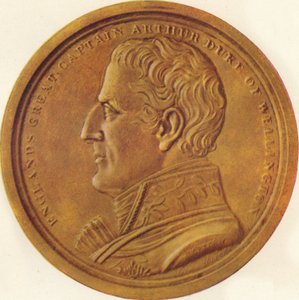 Englands store kaptein Arthur Duke of Wellington - Suvenirmedalje, 1815 1910