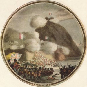Storming av St. Sebastian, 1815, 1910