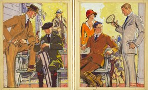 Annonse for Hart, Schaffner & Marx Clothes, pub. 1900
