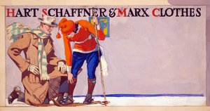 Annonse for Hart, Schaffner & Marx Clothes, pub. 1900