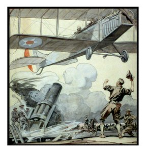 Fly, artilleripistol og soldater av Edward Penfield av Edward Penfield