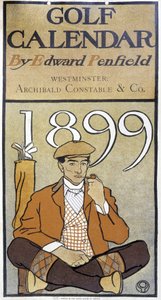 Kalender: "" Golfkalender"" av Edward Penfield av Edward Penfield