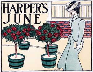 "Harpers juni" av Edward Penfield