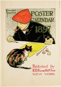 Kalenderplakat 1897, R. H. Russel & Son, forlag av Edward Penfield