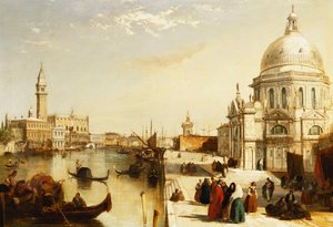 Canal Grande med Santa Maria della Salute, Venezia