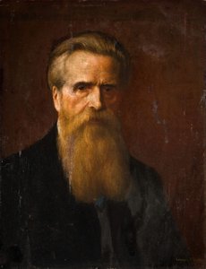 Portrett av kunstnerens selvportrett, 1906. av Edward R Taylor