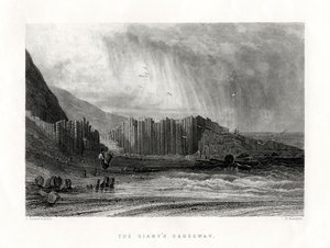 The Giants Causeway, County Antrim, Nord-Irland, 1884