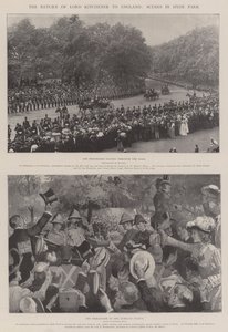 The Return of Lord Kitchener til England, Scener i Hyde Park av Edward Read