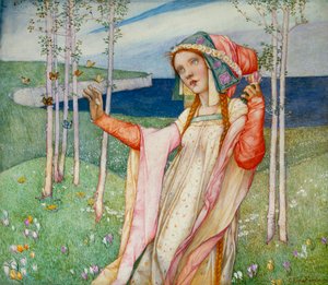 Våren, 1911 av Edward Reginald Frampton