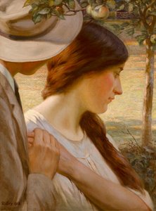 En skygge (olje på lerret) av Edward Ridley
