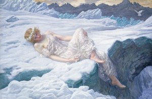 Heart of Snow, 1907 (wc og kroppsfarge på papir)