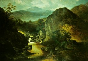 Birth of the Conway (olje på panel)