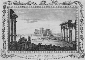 Et generelt syn på Palmira i Arabia, c1770