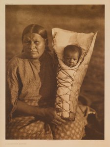 En comanche-mor av Edward S. Curtis
