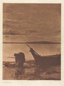 Portfolio IX, Plate 317: Muslinggraveren av Edward S. Curtis