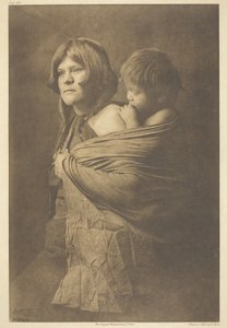 En Hopi-mor, 1921. av Edward Sheriff Curtis