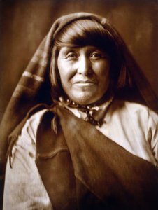 En kvinne fra Acoma, ca. 1904, foto Edward S. Curtis av Edward Sheriff Curtis