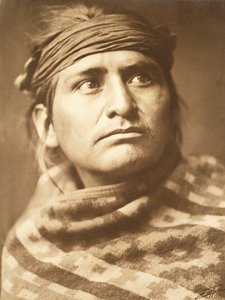 Sjef for ørkenen, Navaho av Edward Sheriff Curtis
