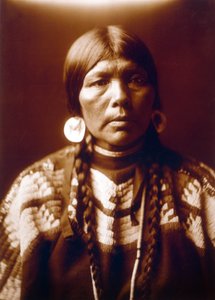 Indisk kvinne Kona til Ow High, ca. 1905, foto Edward S. Curtis av Edward Sheriff Curtis